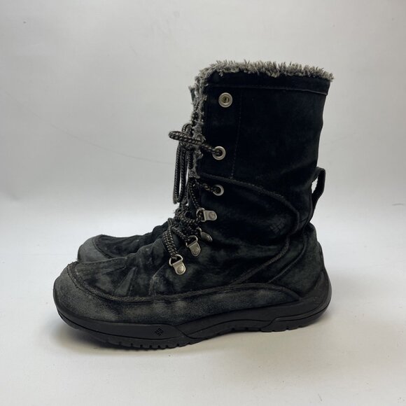 COLUMBIA Lavela Women’s Insulated Waterproof Black Winter Ski Boots Size 9 - Picture 3 of 12